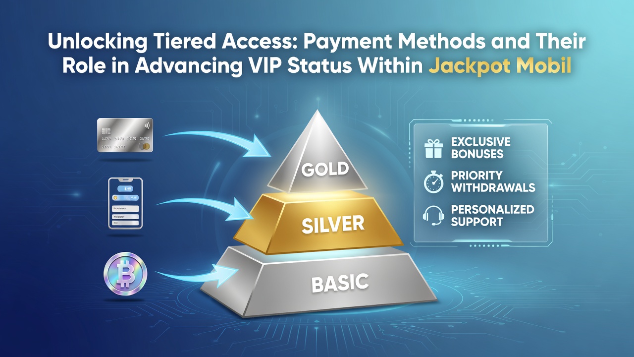 VIP-niveaus ontgrendeld via diverse stortingsopties in jackpot mobiele games